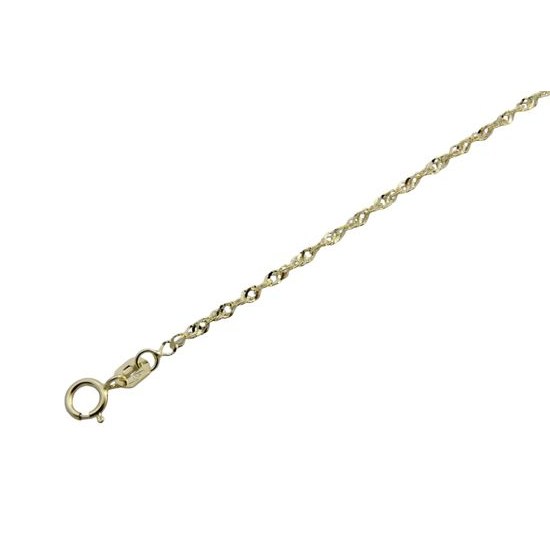 Zlatý 585/1000 řetízek singapur 1135