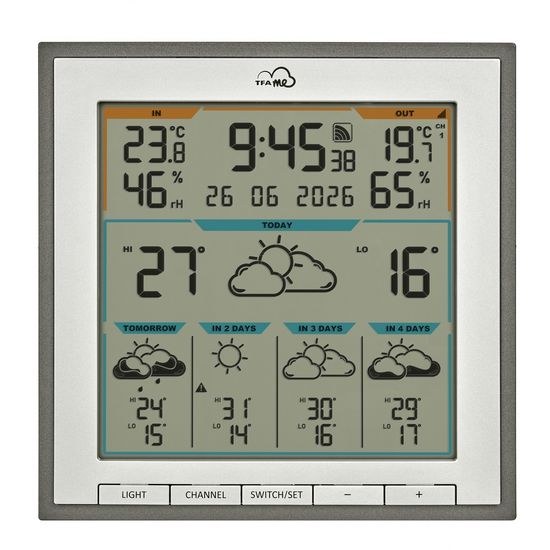 TFA 35.8105.10 - Bezdrátová WiFi meteostanice s chytrou předpovědí TFA.me ID-08
