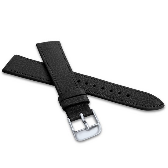 LAVVU Černý prošitý řemínek MEDITERRA z luxusní kůže Top Grain - 22
