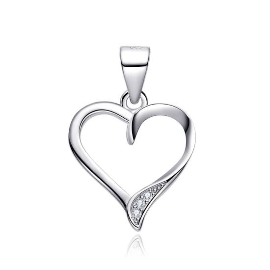 MOISS stříbrný přívěsek SRDCE