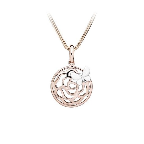 MOISS stříbrný přívěsek KVĚTINA ROSE