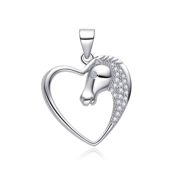MOISS stříbrný přívěsek SRDCE