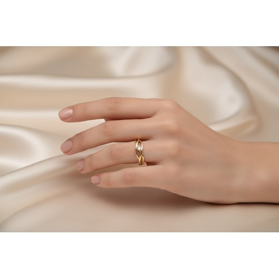 Zlatý 585/1000 prsten s briliantem 391.3076 0,03ct