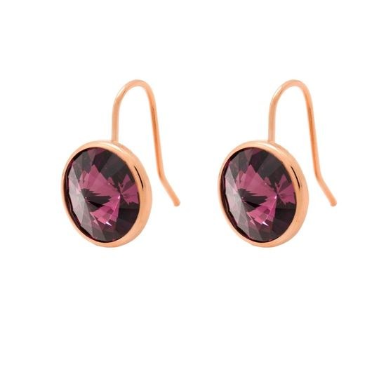 Stříbrné zlacené náušnice Victoria Cruz A2521-11ST