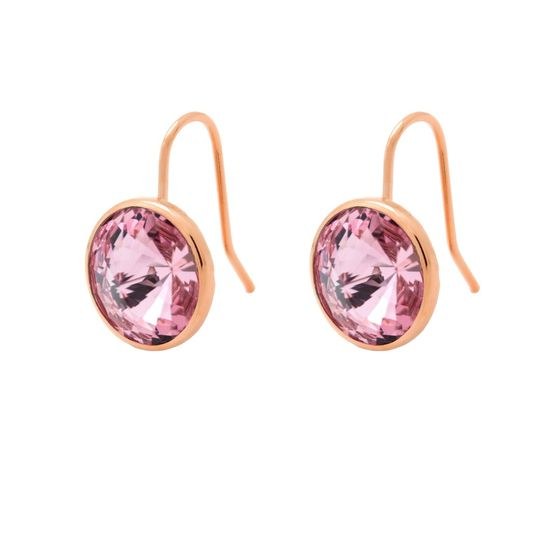 Stříbrné zlacené náušnice Victoria Cruz A2521-26ST