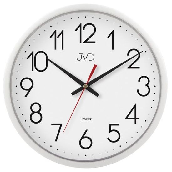 JVD HP614.1 - dobře čitelné hodiny s tichým chodem