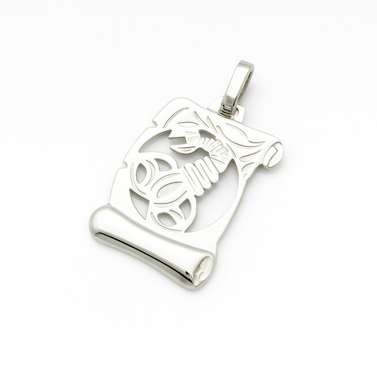 Zlatý přívěšek z bílého zlata zvěrokruh Štír