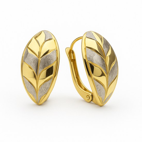 Zlaté 585/1000 náušnice klapkové