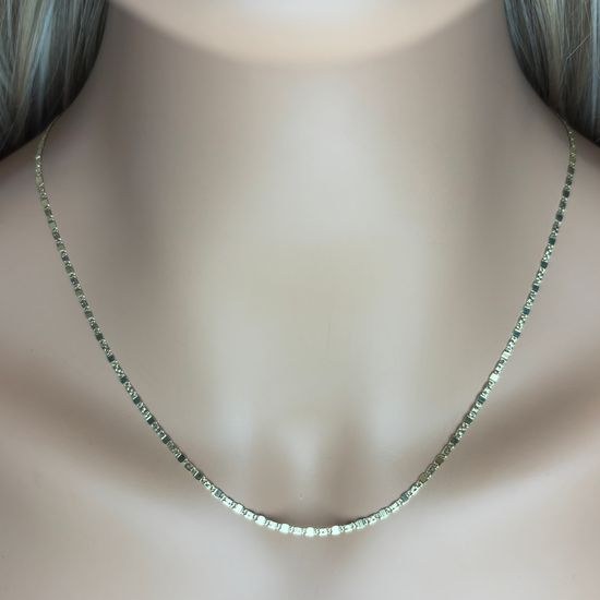 Zlatý 585/1000 řetízek žiletkový 1085