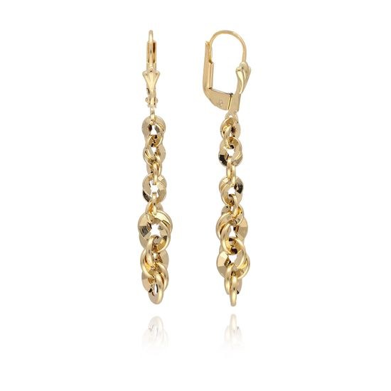 MOISS náušnice ze žlutého zlata