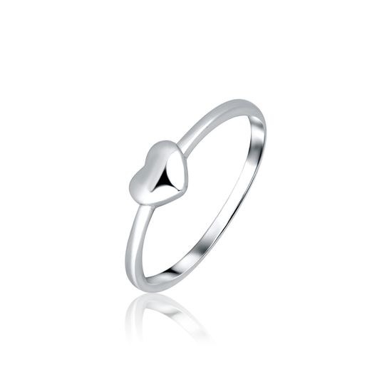 Prsten JVD stříbrný