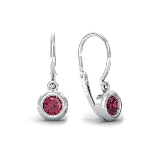 MOISS dětské náušnice z bílého zlata