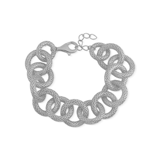 Náramek JVD SVLB0939S750018 stříbrný