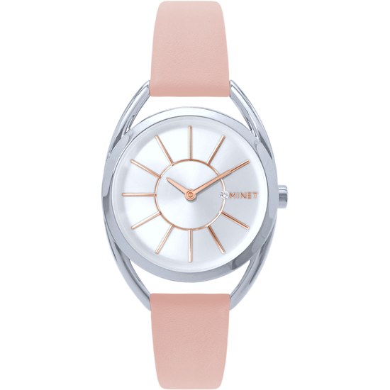 MINET Stříbrné dámské hodinky ICON SILVER MWL5236