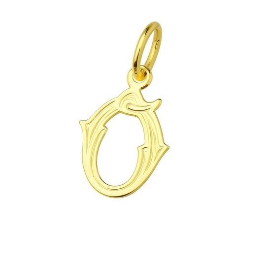 Zlatý 585/1000 přívěsek písmeno O 2062