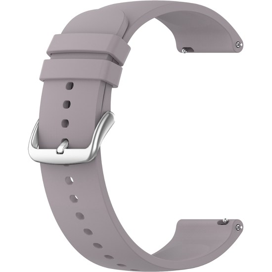 LAVVU LS00A22 Šedý silikonový řemínek na hodinky - 22