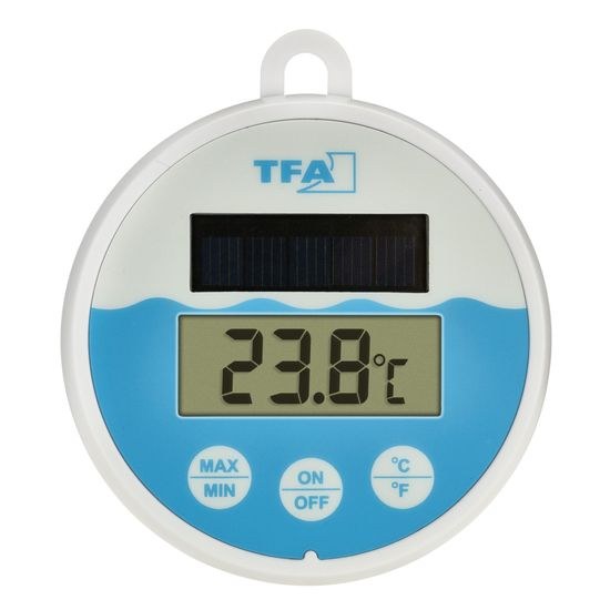 TFA 30.1068.02 - Bazénový digitální teploměr se solárním panelem