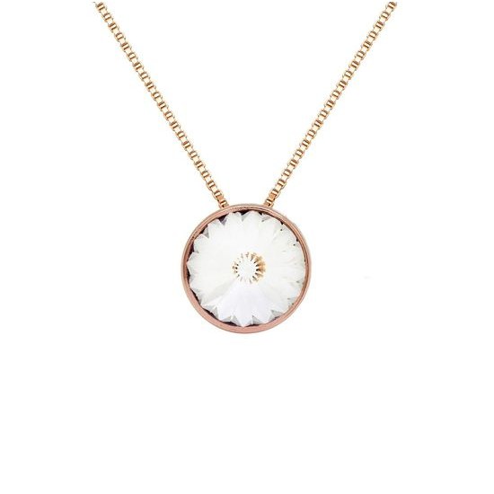 Stříbrný zlacený řetízek s přívěskem Victoria Cruz A2809-07SG