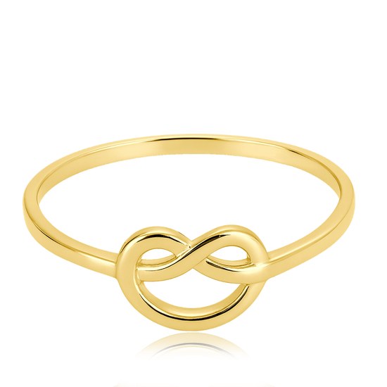 MINET Decentní zlatý prsten Au 585/1000 vel. 55 - 1,25g