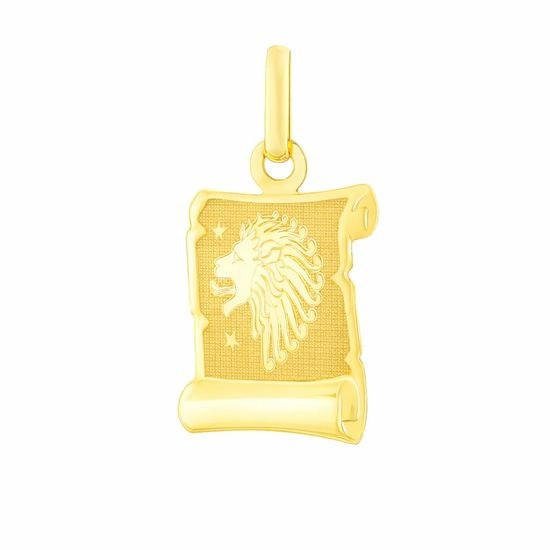 Zlatý 585/1000 přívěsek FE-22661 znamení zvěrokruhu LEV