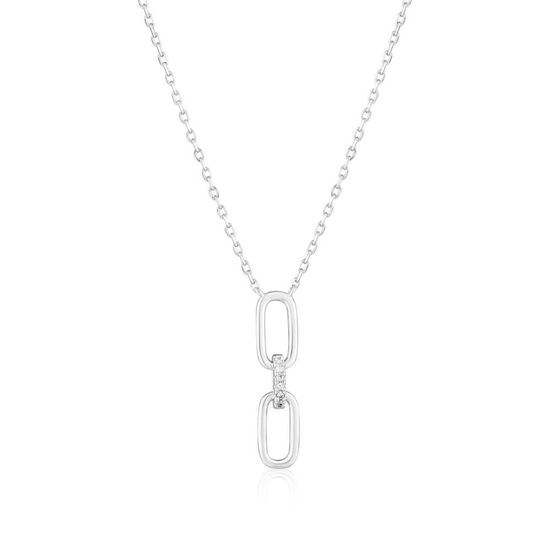 Stříbrný náhrdelník JVD 925/1000 SVLN0736X61BI45