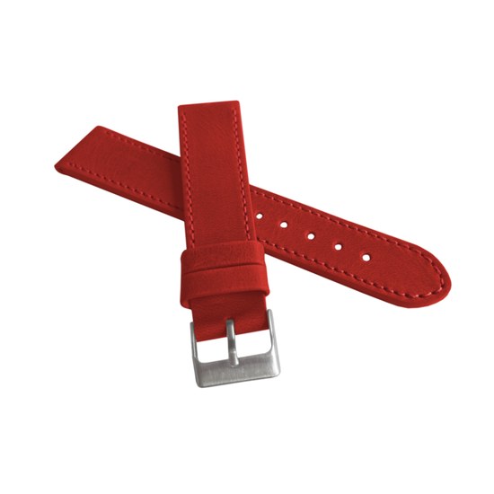 LAVVU LSAUR20 Červený prošitý řemínek SPORT z luxusní kůže Top Grain - 20
