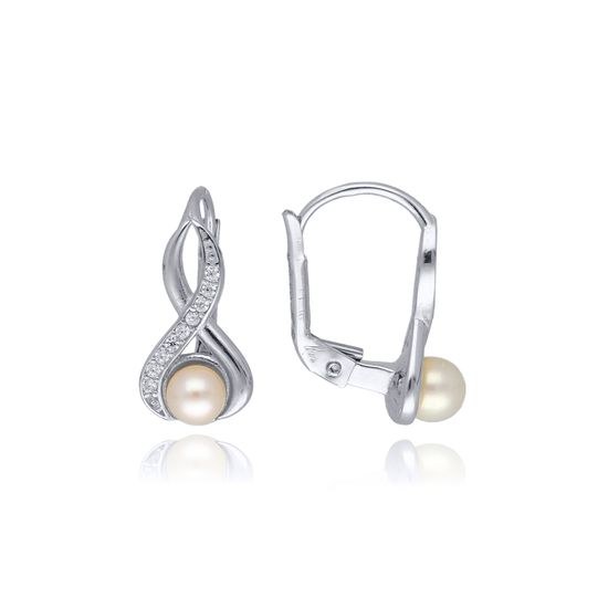 MOISS náušnice z bílého zlata