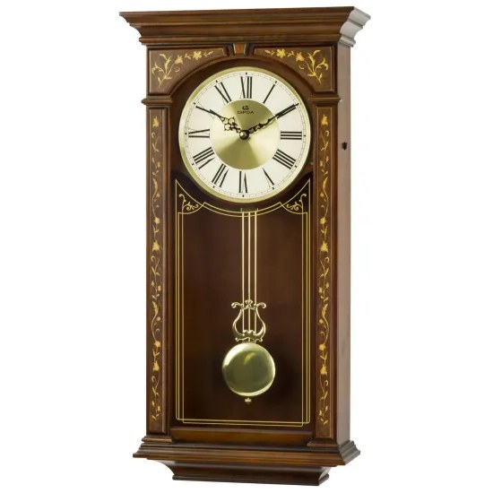 Melodické nástěnné kyvadlové hodiny Dipoa WP112DB