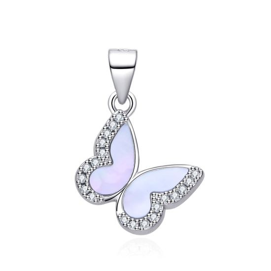 MOISS stříbrný přívěsek MOTÝL