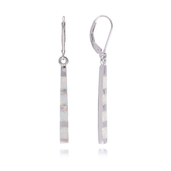 MOISS opálové stříbrné náušnice