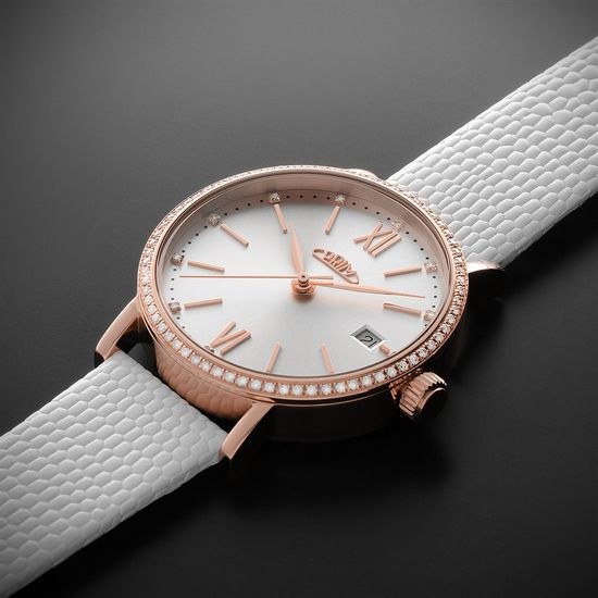 Hodinky PRIM Lady Elegant Gold Diamond W92P.13193.D