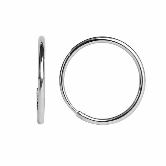 Stříbrné náušnice kruhy 23 mm