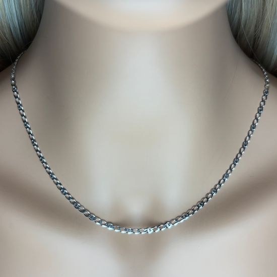 Stříbrný 925/1000 řetízek figaro S1041