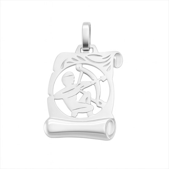 Zlatý přívěšek z bílého zlata zvěrokruh Střelec