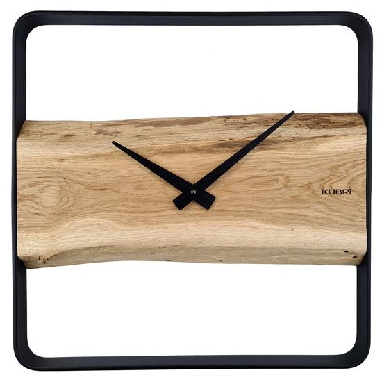 KUBRi 1006B - Moderní dubové hodiny české výroby