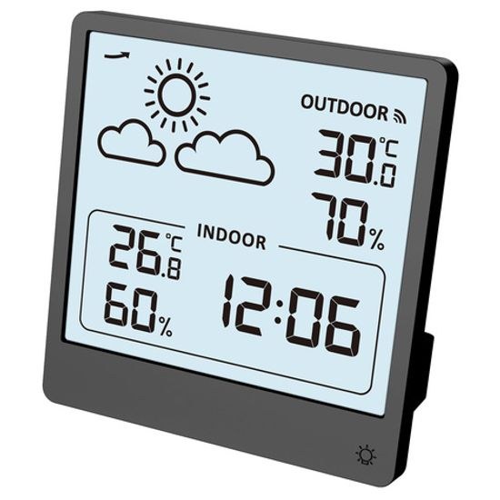 JVD SB3347.2 - meteostanice s předpovědí počasí a bezdrátovým měřením venkovní teploty