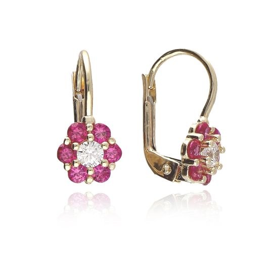 MOISS náušnice ze žlutého zlata