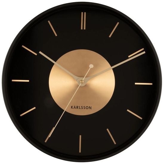 Designové nástěnné hodiny KA5918BK Karlsson 35cm