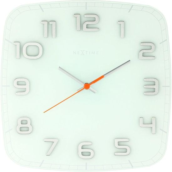 Hodiny NEXTIME 8816wi Classy square 30cm