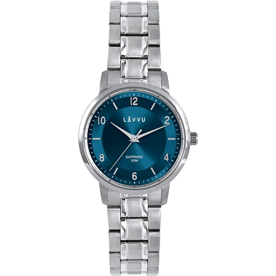 LAVVU Stříbrné dámské hodinky LINSELL se safírovým sklem