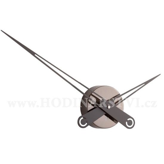 Designové nástěnné hodiny Future Time FT9650TT Hands titanium 60cm