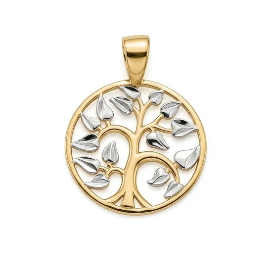 Zlatý 585/1000 přívěsek vícebarevný