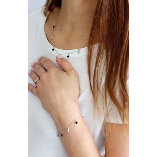 Náhrdelník JVD stříbrný