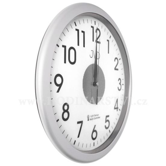 Rádiem řízené nástěnné hodiny JVD RH692.3 s nočním osvětlením