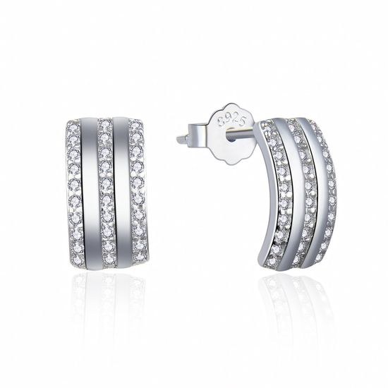 MOISS stříbrné náušnice