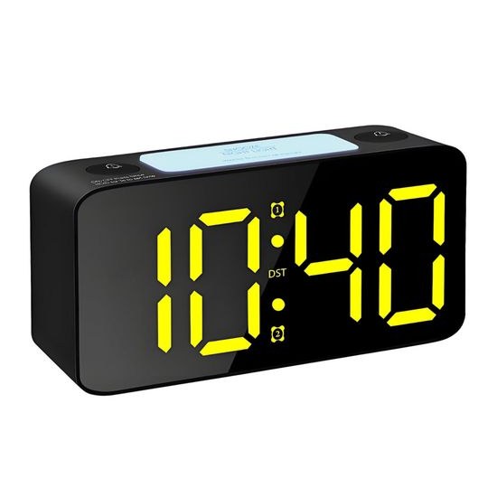 JVD SB2020.3 - stále svítící budík s možností volby barvy displeje