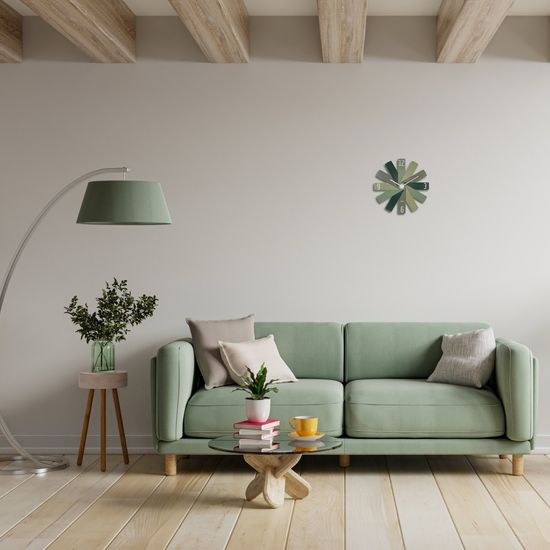 TFA 60.3020.04 - Designové nástěnné hodiny CLOCK IN THE BOX - zelené