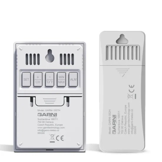 Bezdrátový digitální teploměr s vlhkoměrem GARNI 155TH