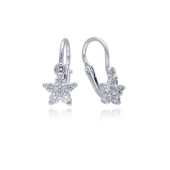 MOISS dětské náušnice z bílého zlata