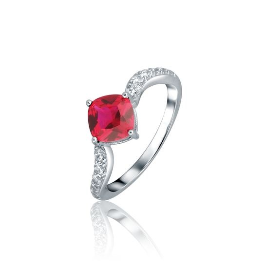 Prsten JVD SVLR0871SH2R1 stříbrný